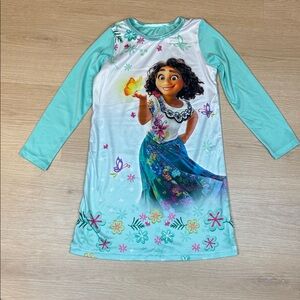 Disney Encanto Teal Long Sleeve Nightgown